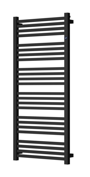 Instalprojekt - Koupelnový radiátor STICK černá barva - Barva - Černá , Doporučená topná tyč (W) - 600, Rozměr A - 50, Rozměr C - 150, Skutečný rozměr radiátoru (v mm) - 500 × 1480 mm, Typ připojení - Středové 50 mm RADSTI501531SP