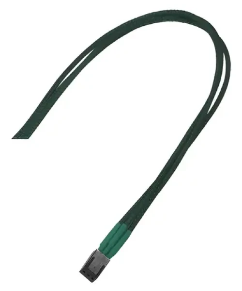 Nanoxia NX3PV3EG zelená / Prodlužovací kabel / 3-pin Molex / 30 cm / samec-samice (NX3PV3EG)