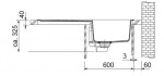 FRANKE - Basis Fragranitový dřez BFG 611, 97x50 cm, matná černá 114.0661.511
