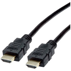 Roline HDMI kabel Zástrčka HDMI-A, Zástrčka HDMI-A 5.00 m černá 11.04.5934 High Speed HDMI s Ethernetem HDMI kabel