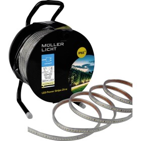 Müller-Licht LED Power Stripe 25 m, 290W, 1000lm/m, IP65 2700K 21600075 LED pásek konektor 25 m teplá bílá 1 ks