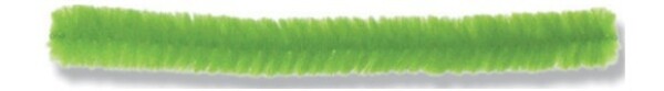 Heyda Plyšový drát 10 ks 8 mm 50 cm středně zelený