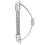 STREND PRO 221974 Teploměr okenní plast + kov, délka 230mm, stříbrný