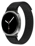 FIXED Nylon Sporty Strap pro Samsung Galaxy Watch 9/8 černý / Řemínek / nylon / rychloupínací systém / 16-21 cm
