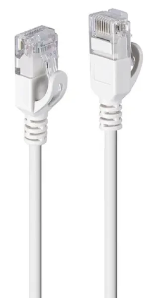 Lindy Ultra Slim šedá / Patch kabel / Cat6a U/UTP / RJ-45 / 3 m (47585)