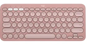 Logitech Pebble Keys 2 K380s růžová / Bezdrátová klávesnice / BT / USB / US Layout (920-011853_CZ)