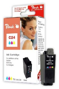 Peach BCI-24c alternativní cartridge / barevná (310940)