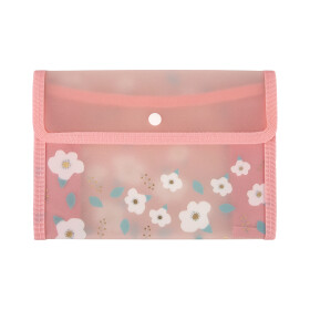 Pouzdro B6 - Růžové květiny