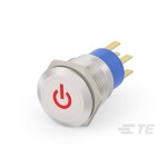 C & K Switches U811J85W3GE223 tlačítko 120 V, 28 V/DC 1 A 1x zap/(zap) červená (š x v) 15.24 mm x 12.70 mm 1 ks Bulk