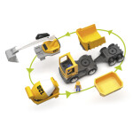 MultiGO ECO Build set - figurky Igráčků stavbařů s auty