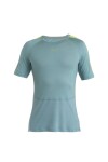 ICEBREAKER Mens 125 ZoneKnit™ SS Crewe, Cloud Ray/Hyper/Cb velikost: M