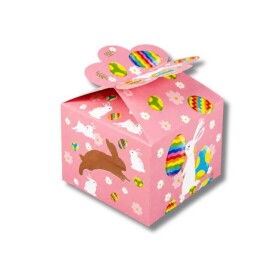 Cake Star Cake Star Velikonoční krabička růžová (10 x 10 x 7,5 cm)