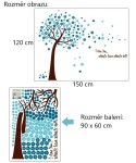 Samolepka Modrý strom