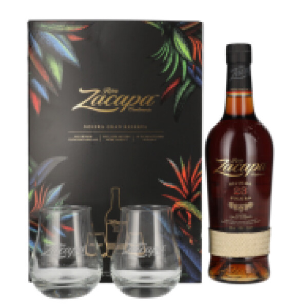 Ron Zacapa Centenario Solera 23y 40% 0,7 l (dárkové balení 2 sklenice)