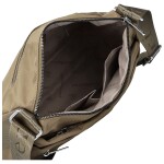 Trendy dámská nylonová crossbody kabelka Nomia, béžová