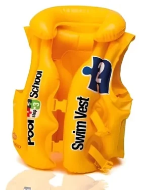 Intex 58660 Deluxe School žlutá / Plavecká vesta / 3-6 let / do 30 kg (T00830197)