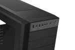 EVOLVEO T3 černá / ATX / 2x USB 2.0 + 1x USB 3.0 / 5x 120 mm / bez zdroje / průhledná bočnice (CAET3)