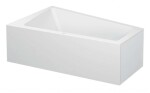 DURAVIT - Paiova Vana asymetrická, 170x100 cm, s panelem, levá, bílá 700264000000000