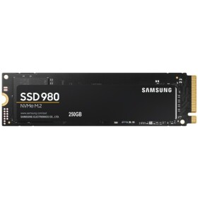 SAMSUNG 980 250GB / SSD / M.2 NVMe PCI-E 3.0 / TLC / R:2900 MBps / W:1300 MBps / IOPS: 320K230K / MTBF 1.5mh / 5y (MZ-V8V250BW)