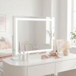 REA - Zrcadlo LED STUDIO White 58x45 HOM-12017
