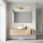 Koupelnové nástěnné LED svítidlo APP1862-1W 80 cm GOLD OSW-66015