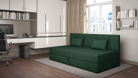 FRONTI Postel s úložným prostorem IVET 2 - zelená - Opera Deep Green