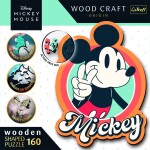 Puzzle Wood Craft Origin Mickey Mouse Retro 160 dílků - Trefl