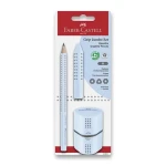 FABER-CASTELL Jumbo Grip 2001 B Grafitová tužka sky blue sada 1+2 ks (580084)