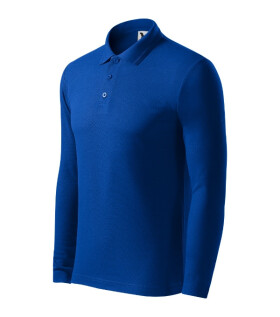 Pique Polo LS polokošile pánská královská modrá XL