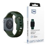 3mk Silicone Watch Strap pro Apple 38/40/41 mm Dark Green (5903108565592)