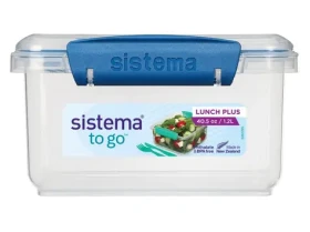 Sistema To Go Lunch Plus Svačinový box s příborem 1.2 l modrá (8592001428454)