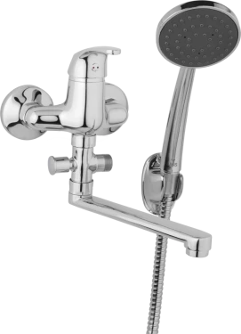 JB Sanitary Nástěnná umyvadlová a sprchová baterie SLIM, rozteč 100 mm A10 31 11