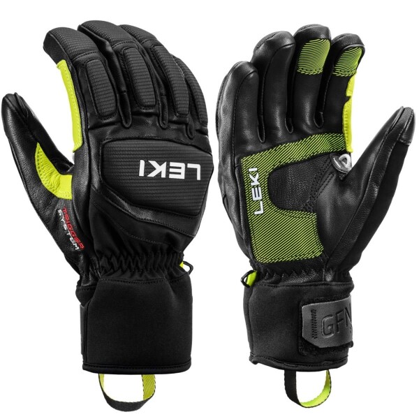 Leki GRIFFIN PRO 3D, Black/Lime/White Velikost č.: 9