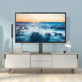 Techly ICA-LCD 323M černá / Stolní stojan pro TV / 32-55" / 40 kg / VESA / nastavitelný (364101)