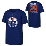 Outerstuff Dětské tričko Leon Draisaitl #29 Edmonton Oilers NHL Flat Name & Number Short Sleeve Cotton Velikost: Dětské XL (170 – 176)