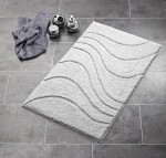 RIDDER - LA OLA předložka 60x90cm s protiskluzem, polyester, šedá 729307