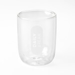 Räder Dvoustěnná sklenice Daily Break 250 ml, čirá barva, sklo