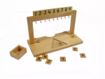 Moyo Montessori Moyo Montessori Stojan na barevné korálkové schody