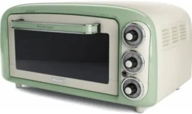 Ariete Vintage zelená / Elektrická trouba / 1380 W / 18 l / až 230°C / gril / 60 min časovač (0979GR)