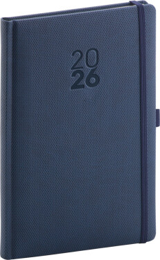 Týdenní diář 2026 NOTIQUE A5 - Diamante modrý, 15 x 21 cm