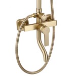 REA - Sprchový set s baterií 150mm ARGUS kartáčovaná zlatá REA-P7841