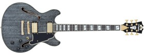 D'Angelico Excel Mini DC Black Dog
