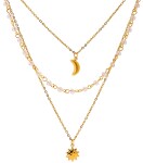 ELENYS Celeste – pozlacený náhrdelník 18K žluté zlato Délka náhrdelníku: 39+5 cm / max. 44 cm
