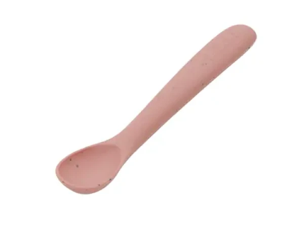 KikkaBoo Lžička Platinum Silicone Blush / od 6 měsíců (31302050018KB)