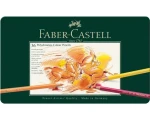 Faber-Castell Polychromos - Pastelky šestihranné - 36 ks / umělecké / voděodolné / plechová krabička (110036)
