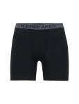 Pánské merino boxerky ICEBREAKER Mens Anatomica Long Boxers, Black velikost: XL
