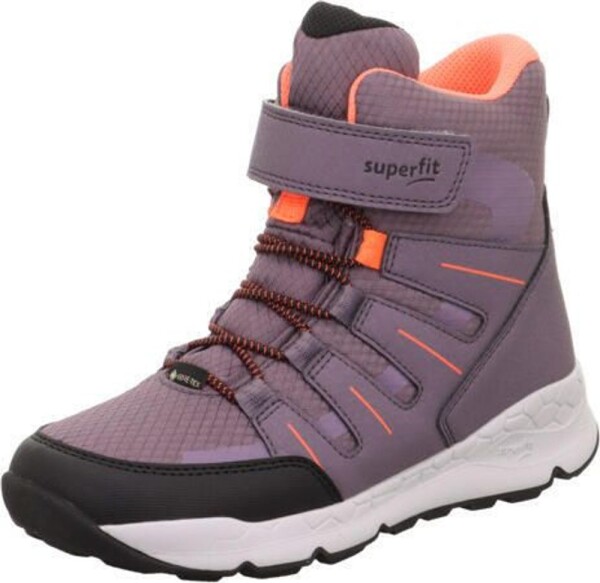Dívčí zimní boty FREE RIDE Purple/Orange Gore-Tex, Superfit , 1-000568-8500, fialová - 40