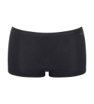Dámské kalhotky GO Daily Cotton Short 3P - BLACK - černé 0004 - SLOGGI BLACK L