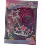 Set pro princeznu (s náramky, korunkou a náušnicemi)
