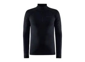 Craft Core Dry Active Comfort Zip pánské triko dlouhý rukáv černá vel. XL